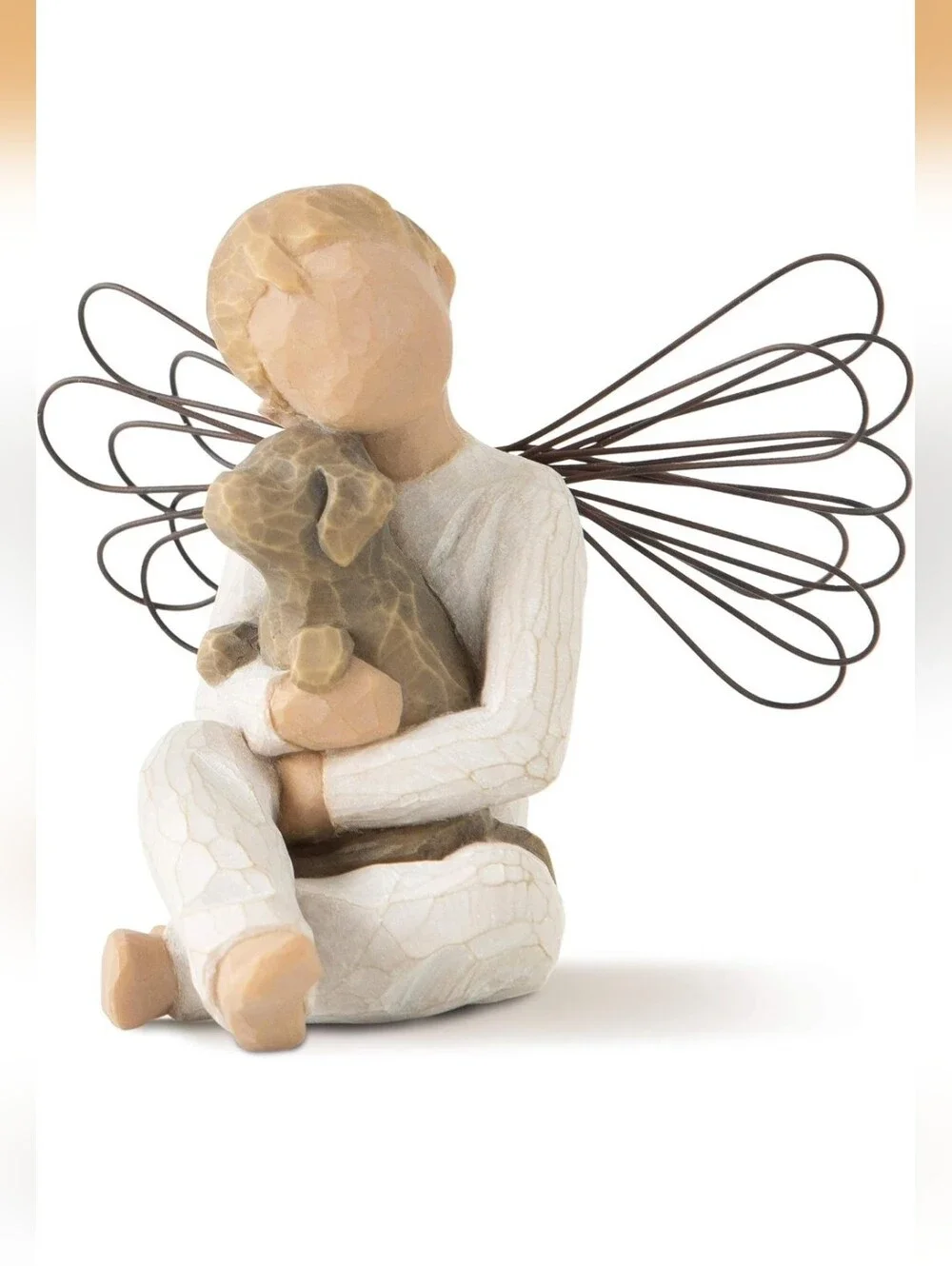 Willow Tree Angel of Comfort Figurine Susan Lordi Boy & Dog - Picture 4 of 10